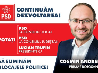 PSD Botoșani anunță o campanie …