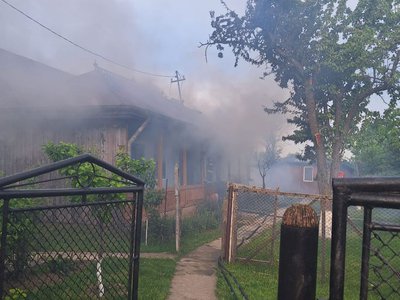 Incendiu izbucnit într-o casă din …