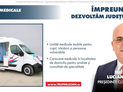 Lucian Trufin: „Unitățile medicale mobile …