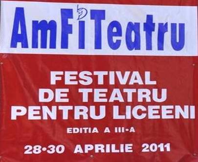 Mâine începe cea de-a treia ediţie a  Festivalul de teatru pentru liceeni “Amfiteatru”
