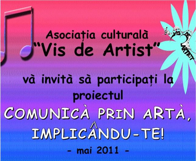 VOLUNTARIAT Comunica prin arta, implicandu-te!