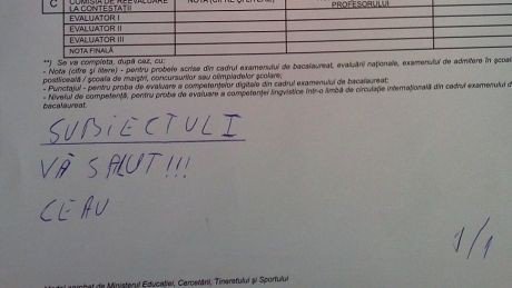 Ce a scris un elev într-o lucrare la BAC la română. De râs sau de plâns?