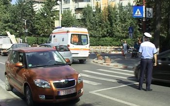 Botoșăneancă lovită de un autoturism …