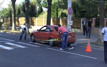 Batrân accidentat pe trecerea de …