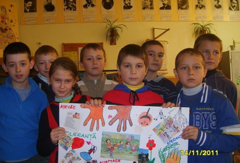 Săptămâna educației globale: Marcată şi de către elevii Şcolii „Dimitrie Pompeiu” Broscăuți