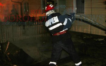 Incendiu în noaptea de revelion, …