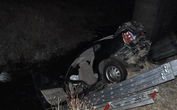 A pierdut controlul volanului şi …