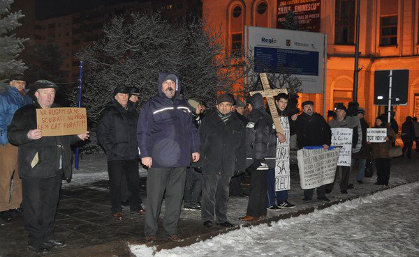 Botoşănenii au continuat să iasă din nou în stradă