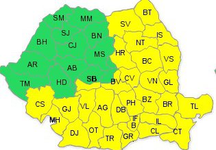Avertizare meteo - Ninsori abundente …