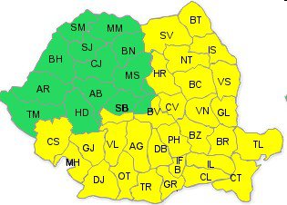 Avertizare meteo - Ninsori abundente și viscol pentru județul Botoșani