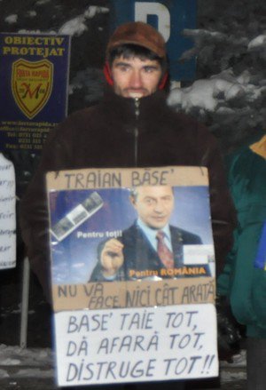 Gerul năprasnic învinge protestatari și la Botoșani