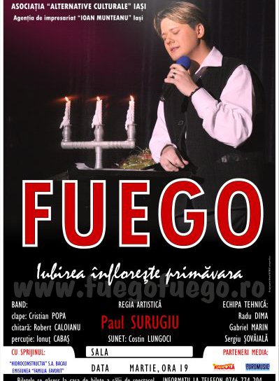 Fuego va concerta din nou la Botoşani