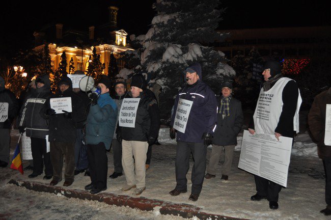 O nouă seară de proteste la Botoşani