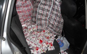 Autoturism alimentat cu ţigări în …