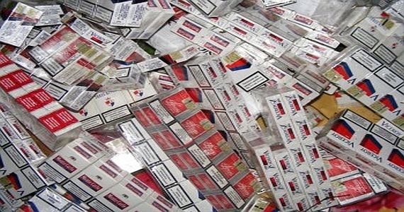 Ţigări de contrabandă transportate cu sania