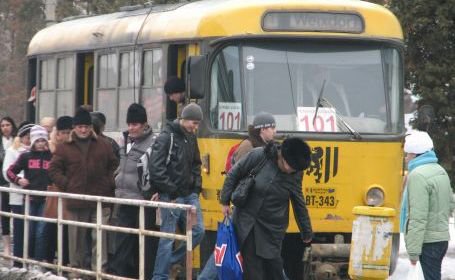 Trei tramvaie din Botoşani dotate cu cameră video
