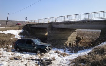 O şoferiţă a ajuns cu …