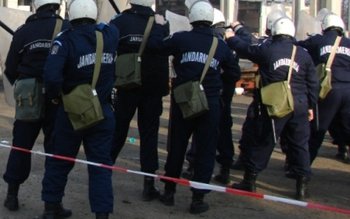 Exerciţiu tactic efectuat de jandarmi …