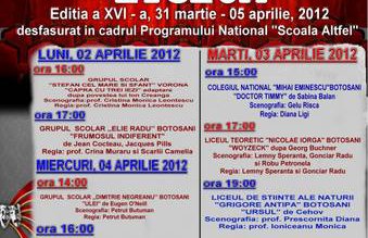 Botoșani: Festivalul de teatru pentru …