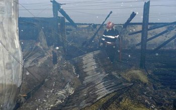 Incendiul de la Viişoara, stins …