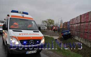 Accident de circulaţie la ieşirea …
