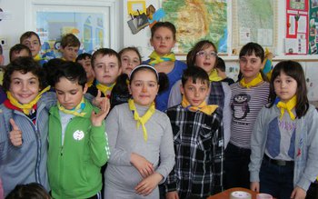 Elevii de la Şcoala 7 …