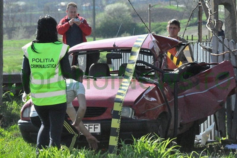 Trenul Dorohoi – Iaşi implicat într-un accident la Podeni