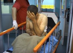 A ajuns la spital în …