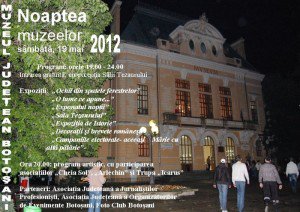 Botoșani: Noaptea muzeelor ediția a …