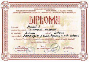 Elevi botoșăneni premiaţi la Festivalul …