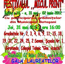 Festivalul Concurs „Micul Prinţ” ediţia …
