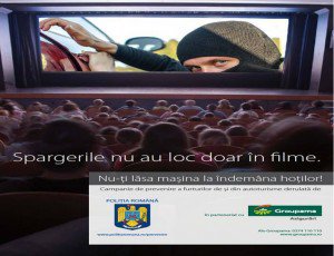 Poliţia botoşăneană derulează Campania  „NU-ŢI LĂSA MAŞINA LA ÎNDEMÂNA HOŢILOR!”