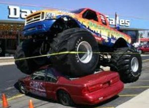 Spectacol de acrobaţii pe roţi …