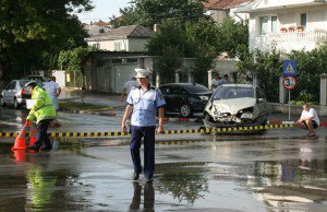 Accident grav pe Bulevardul Mihai Eminescu din Botoșani