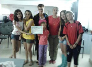 Un grup de elevi de …