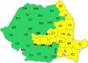 Atenție! Avertizare cod galben de …