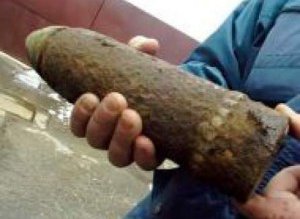 Proiectil periculos găsit în zona …