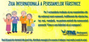 TNL Botoșani celebrează Ziua Internațională a Vârstnicilor