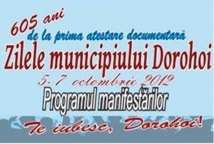 Distracţie şi voie bună: Vezi programul complet la Zilele Municipiului Dorohoi 2012