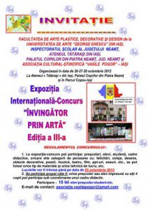 Expoziția internațională – Concurs – Învingător prin artă ediția a III-a