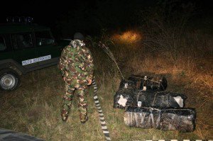 Prins de poliţiştii de frontieră …