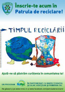 Unitățile de învățământ preuniversitare se pot înscrie în programul „Patrula de Reciclare”