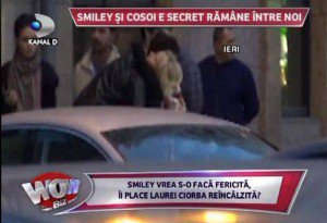 SMILEY şi LAURA COSOI sunt din nou împreună? Uite-i cum se PUPĂ şi se ÎMBRĂŢIŞEAZĂ în stradă!