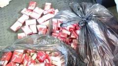 Ţigarete de contrabandă transportate cu …