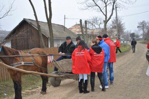 Acțiune pentru sprijinirea candidaților USL, la Văculești