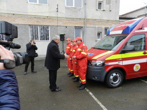 Doi ani de la înfiinţarea SMURD Botoşani, aniversaţi cu noi ambulanţe