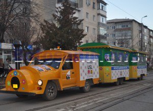 Primarul de Săveni şi-a cumpărat “tren”