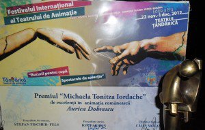 Premiul „Michaela Tonitza Iordache” de excelenţă în animaţia românească acordat doamnei Aurica Dobrescu