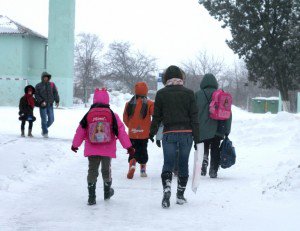 Vezi ce școli sunt închise din cauza vremii, în județul Botoșani