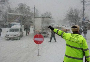 Întreg judeţul Botoşani este sub zăpadă!